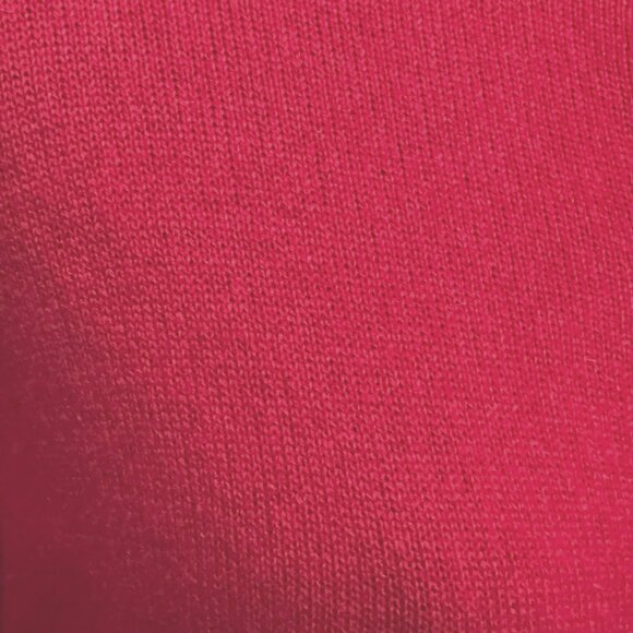 100% Cashmere Button-Down Cardigan Sweater, Red, Juniors XL, Circa 1990s - Picture 12 of 15